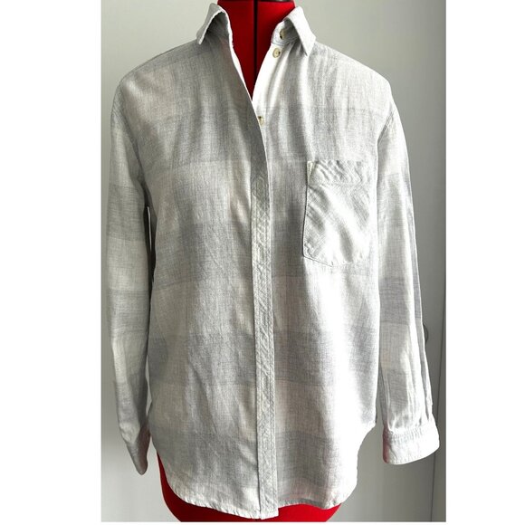 Wilfred Free Cotton Grey Tone Shirt Sz XXS - Picture 1 of 8
